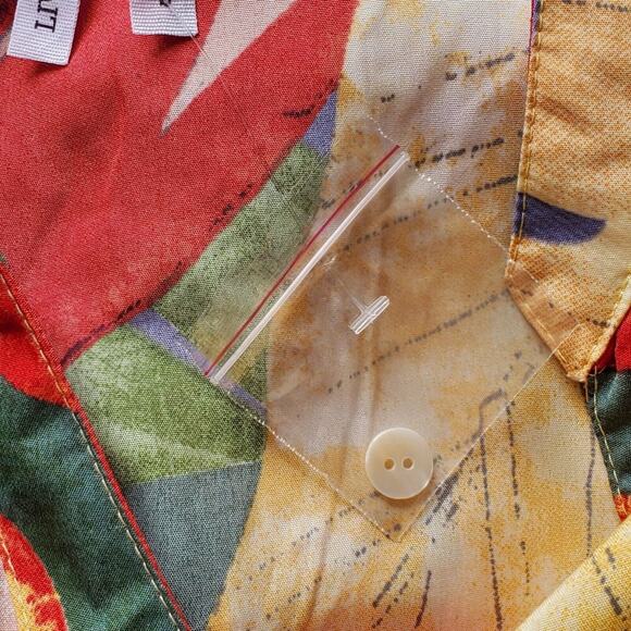 Live 4 Truth A-Line Mini Dress Vibrant Floral Puff Sleeve NEW Party Tropical - Picture 16 of 16